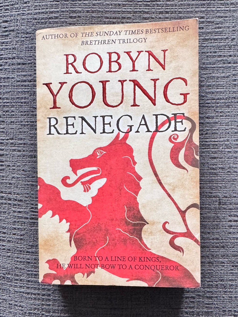 Renegade by Robyn Young Soft Covered Book
